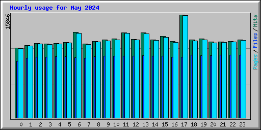 Hourly usage for May 2024